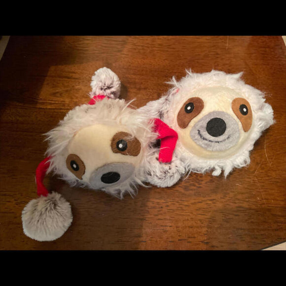 Pier 1 Imports Sloth Decorative Christmas Spheres‎ - Set of 2